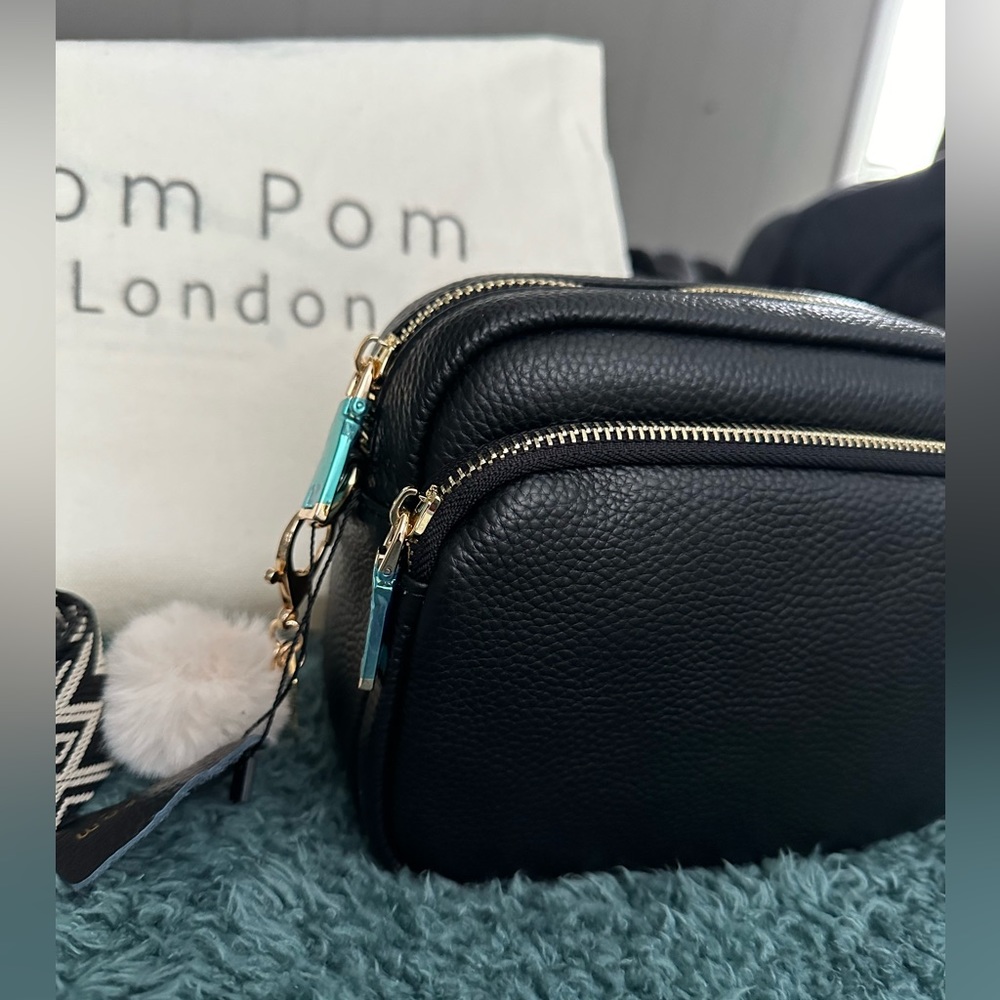 Pom Pom London Mayfair Bag-Black